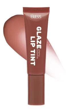 Блиск для губ Bless Beauty Glaze Lip tint №04 Cherry Brownie (Вишневий брауні)