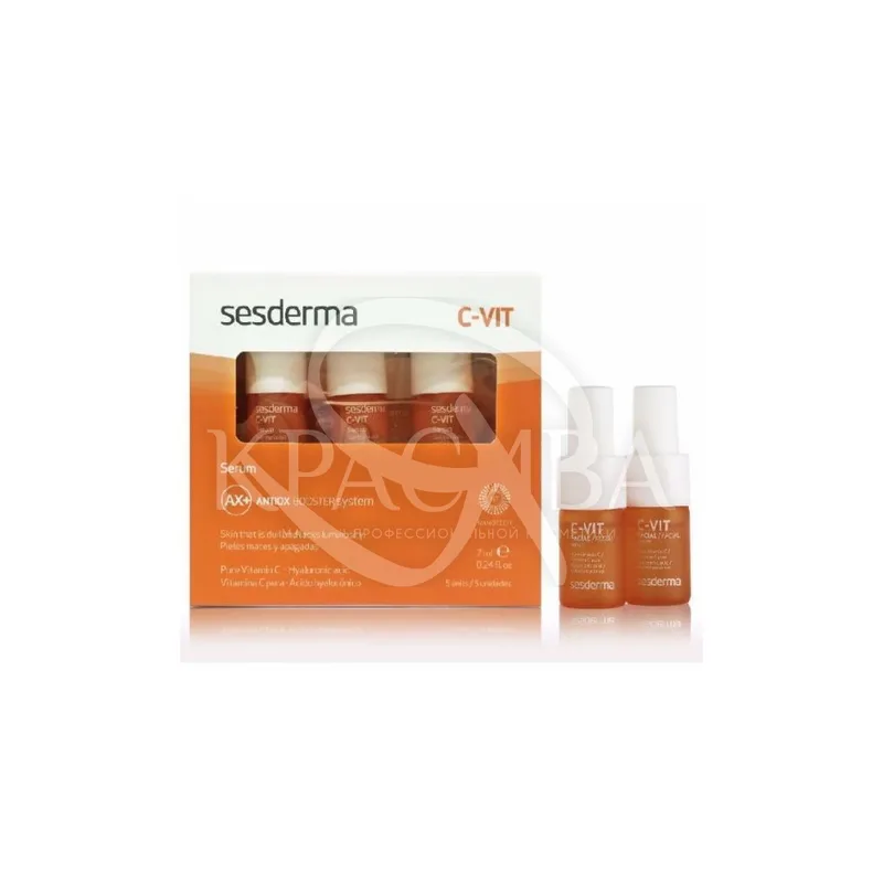 Реактивуюча двофазна сироватка з вітаміном С Sesderma Laboratories C-Vit Serum 5х7 мл