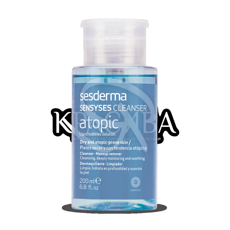 Очищаючий лосьйон для атопічної шкіри обличчя Sesderma Laboratories Sensyses Cleanser Atopic 200 мл