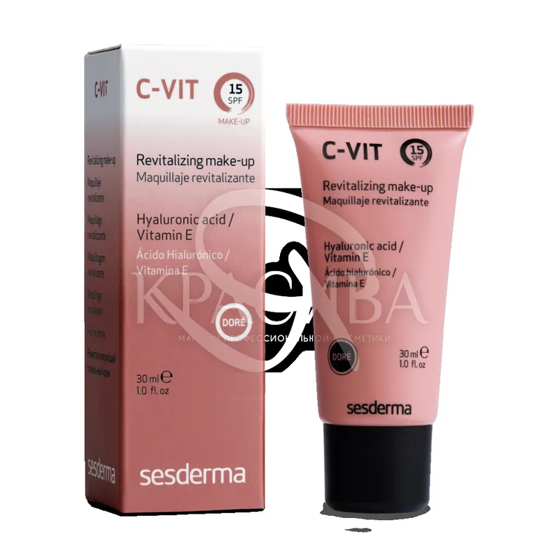 Sescouleur C-Vit Make-Up Dore Tone II SPF15 - Ревіталізірующій тональний крем тон 02, 30 мл