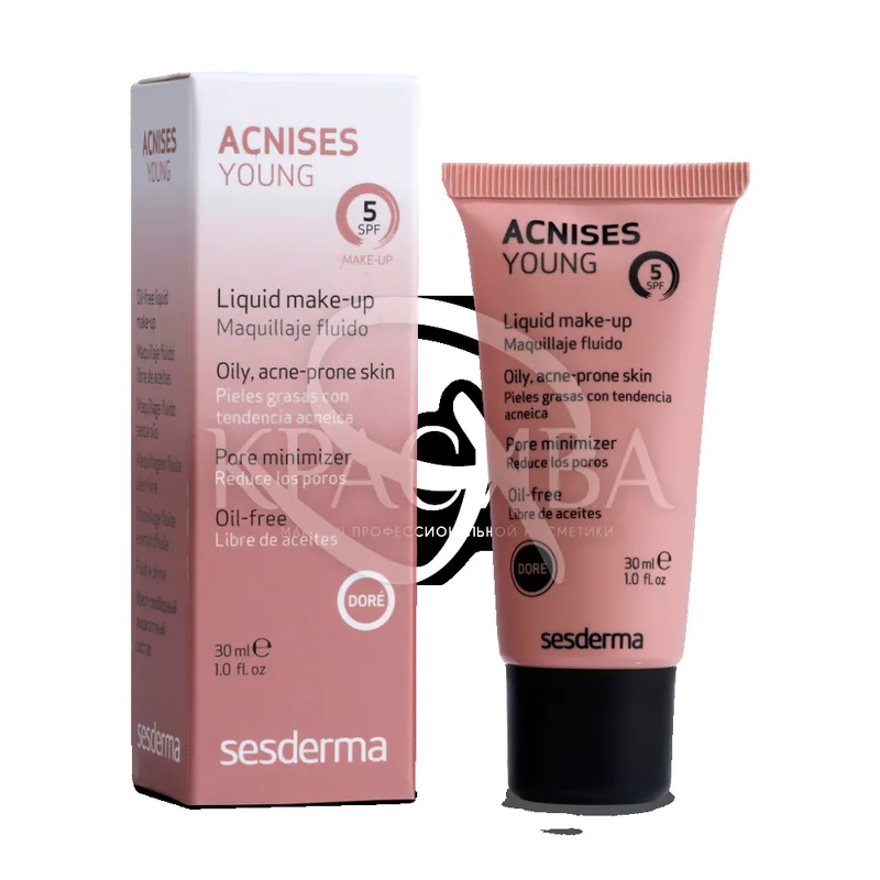 Sescouleur Acnises Make-Up DoreTone II SPF 5 - Тональний крем для проблемної шкіри тон 02 SPF 5, 30 мл