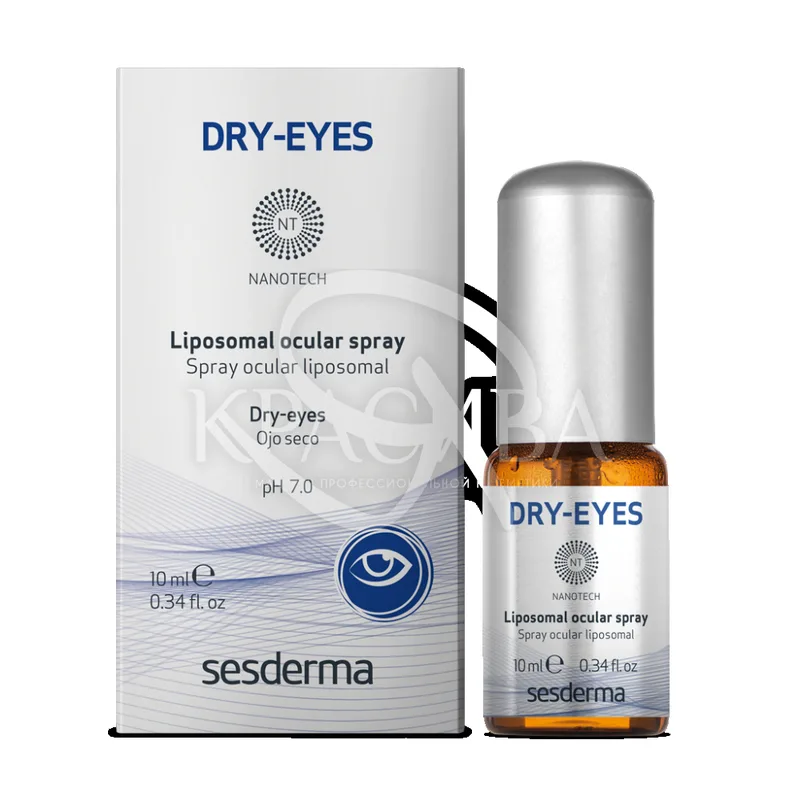 Oftalses Dry-Eyes - Зволожуючий флюїд для відновлення слізної плівки, 10 мл