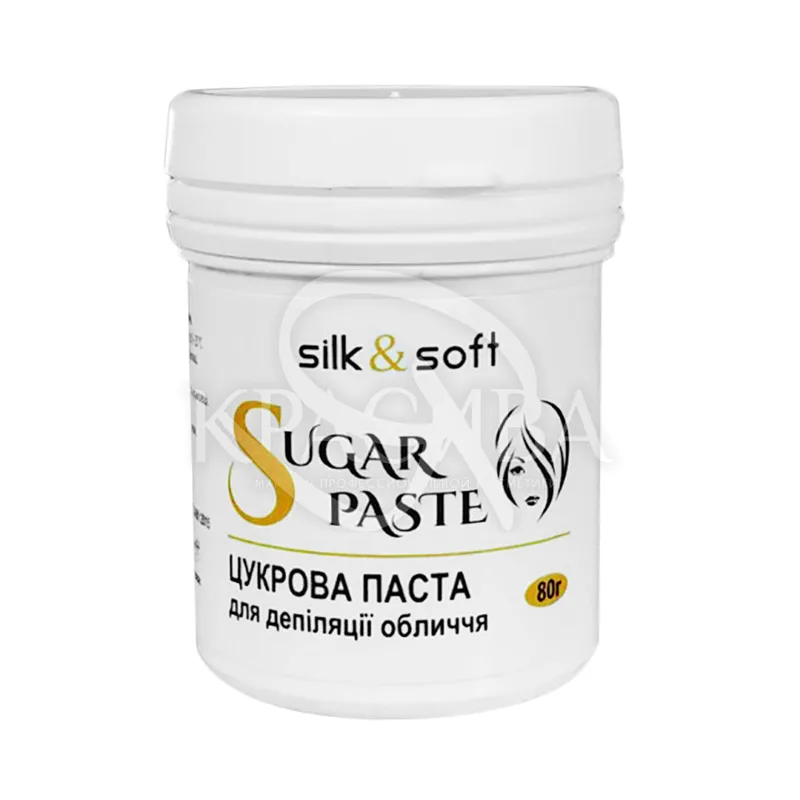 Silk&Soft Цукрова паста для депіляції особи, 2 шт х 80 м