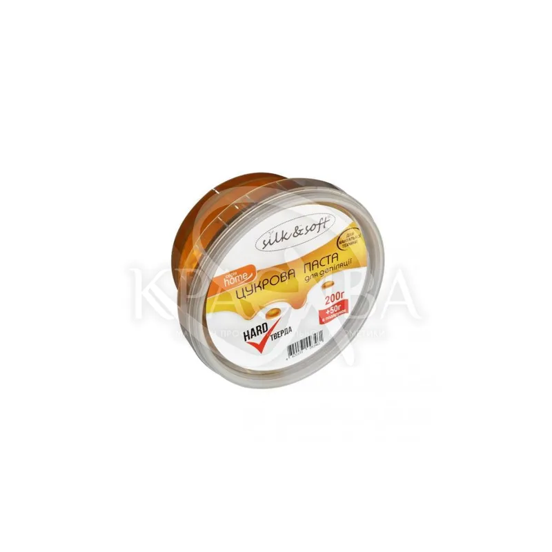 Silk&Soft Паста для депіляції в домашніх умовах Мануальна тверда Hard, 200 г + 50 г
