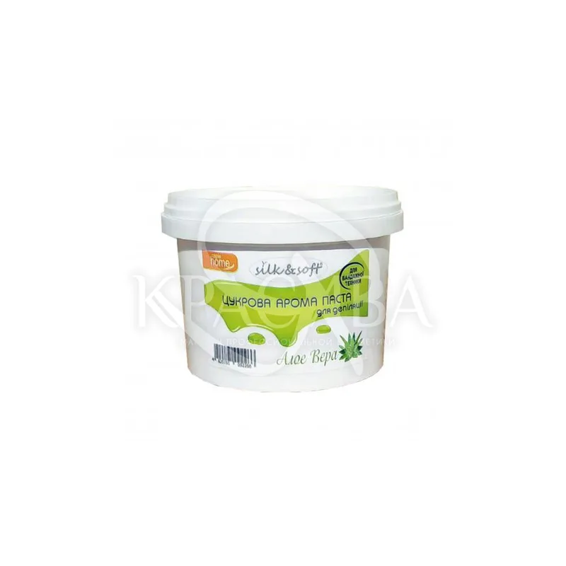Silk&Soft Цукрова паста для депіляції в домашніх умовах Бандажна "Алое Віра", 500 г