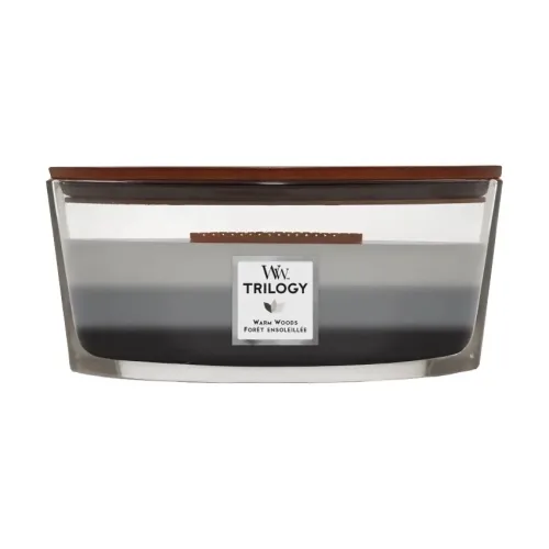Ароматична свічка з тришаровим ароматом WOODWICK Ellipse Trilogy Warm Woods — вага 453 г
