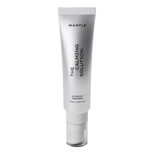 Локальний засіб із 5% сіркою для заспокоєння почервоніння MANTLE The Calming Solution – 5% Sulfur Treatment — обʼєм 30 мл