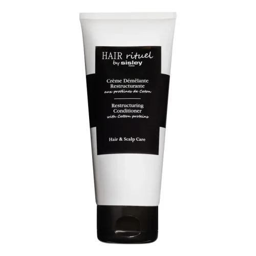 Реструктуруючий кондиціонер з протеїнами бавовнику HAIR RITUEL BY SISLEY Smoothing Restructuring Conditioner — обʼєм 200 мл