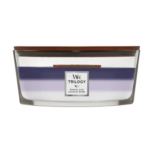 Ароматична свічка з тришаровим ароматом WOODWICK Ellipse Trilogy Evening Luxe — вага 453 г