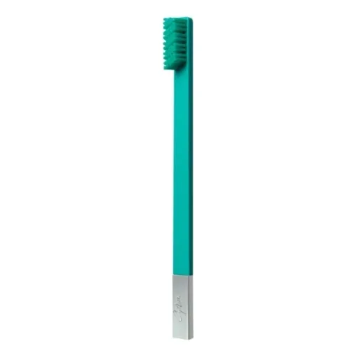 Зубна щітка APRIORI SLIM Turquoise Blue/Silver Medium Toothbrush