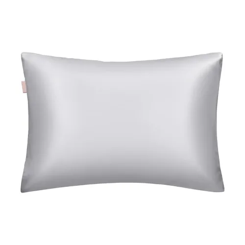 Шовкова наволочка з сатином MON MOU Soft Silk Pillowcase — відтінок Pearl Gray Pearl Gray