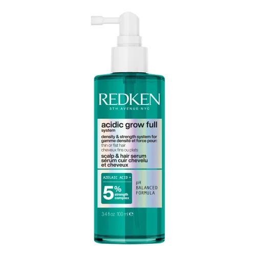 Зміцнювальна сироватка для шкіри голови та густоти волосся REDKEN Acidic Grow Full System Scalp & Hair Serum — обʼєм 100 мл