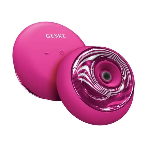 Звуковий масажер для обличчя та тіла тепло та холод 9 в 1 GESKE Sonic Cool & Warm Face and Body Massager 9 in 1 — відтінок Magenta Magenta