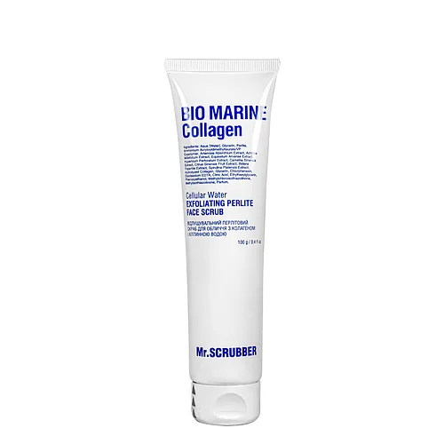 Скраб для обличчя Mr.Scrubber Bio Marine Collagen перлітовий з колагеном 100 г
