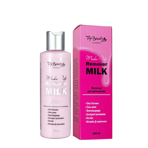 Молочко для демакіяжу Top Beauty Make-Up Remover Milk, 200 мл