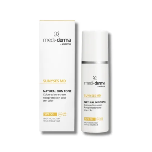 Тональний сонцезахисний крем - Mediderma Facial Cream SPF 50 Photoprotection With Color