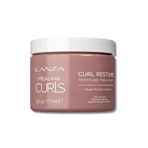 Незмивна відновлююча маска для кучерявого волосся - L'anza Healing Curls Curl Restore Moisture Treatment