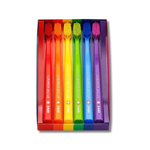 Набір зубних щіток - Curaprox Rainbow Edition CS 5460 Ultra Soft