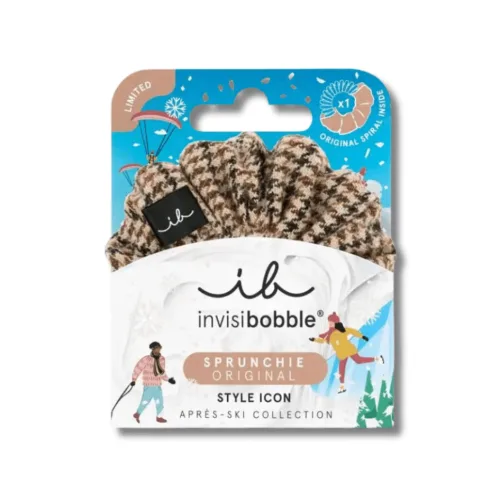 Гумка-браслет для волосся - Invisibobble SPRUNCHIE Apres Ski Jacquard