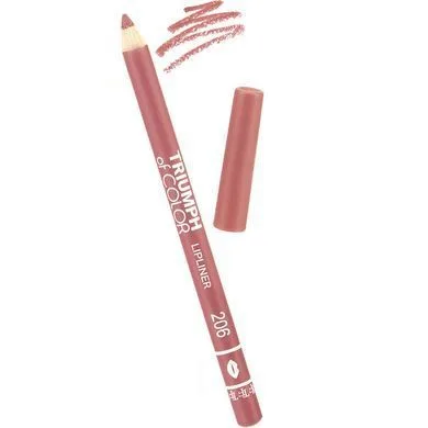Олівець для губ TF Cosmetics Triumph Of Color W-212 №206 Warm pink (теплий рожевий)