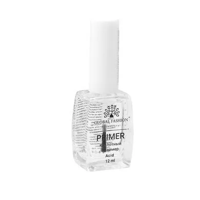 Праймер кислотний Global Fashion Primer Acid, 12 мл.(прозора банка)