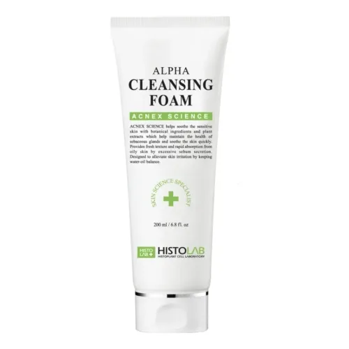 Очищуюча пінка для обличчя Альфа HISTOLAB Alfa Cleansing Foam — обʼєм 200 мл