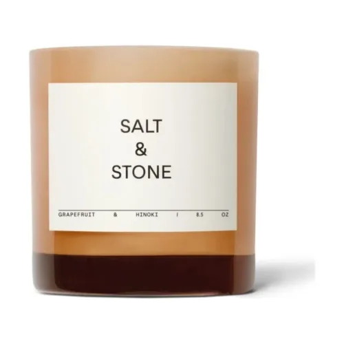 Соєва свічка з ароматом грейпфрута та кипарису SALT & STONE Candle Grapefruit & Hinoki — вага 240 г
