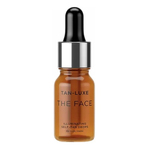 Краплі для автозасмаги обличчя TAN-LUXE The Face Illuminating Self-Tan Drops Medium/Dark — обʼєм