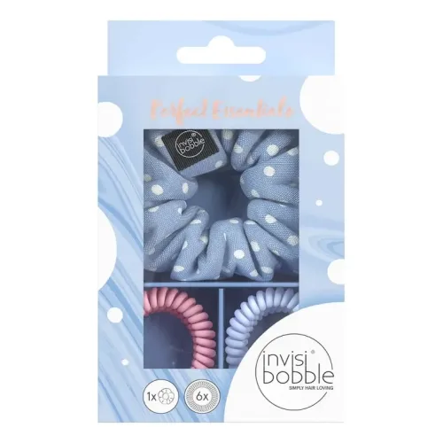 Подарунковий набір (резинка SPRUNCHIE та 6 резинок ORIGINAL) INVISIBOBBLE Gift Set Perfect Essentials