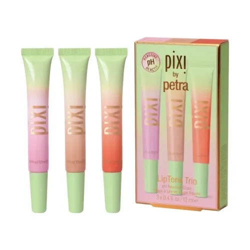 Набір із трьох зволожувальних блиск-тінтів для губ PIXI LipTone Trio