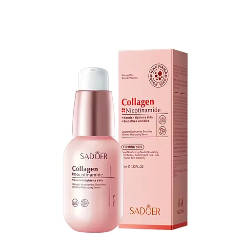 Сироватка для обличчя Sadoer Collagen Nicotinamide Serum проти зморщок 35 мл