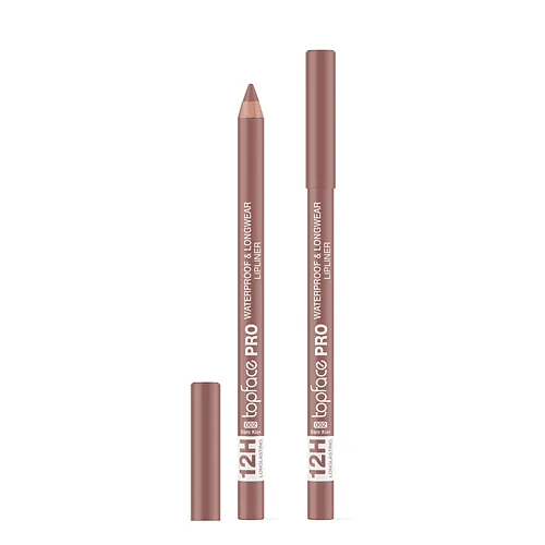 Олівець для губ topface PRO Waterproof & Longwear водостійкий PT621, 002 Bare Kiss Бежевий