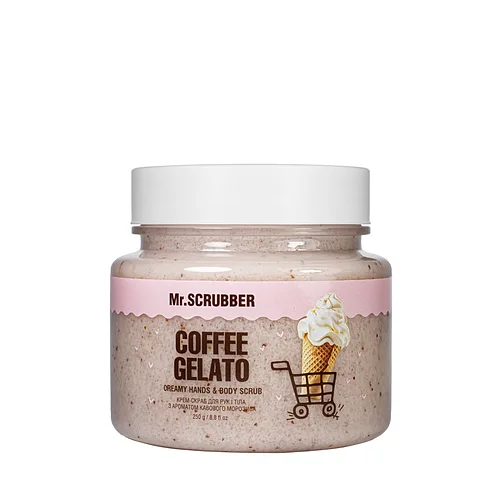 Крем-скраб для тіла з ароматом кавового морозива Mr.Scrubber Coffee Gelato 250 мл