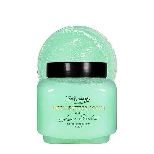 Скраб батер для тіла 2 в 1 Top Beauty Body Butter Scrub Lime Sorbet, 400 г