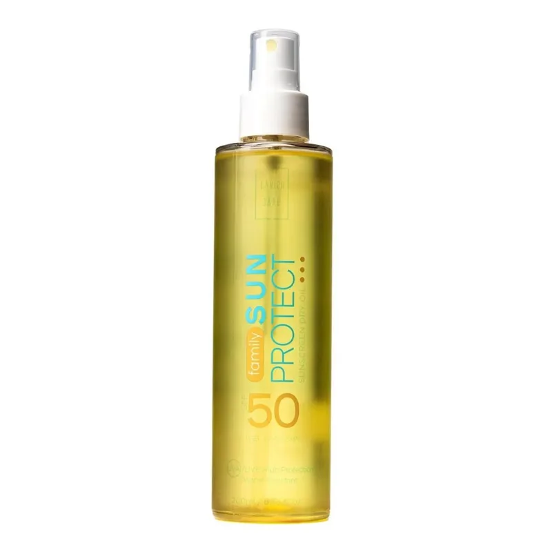 Lavish Care SUNSCREEN DRY OIL SPF 50 Сонцезахисна суха олія у формі спрею для всієї родини 200 мл