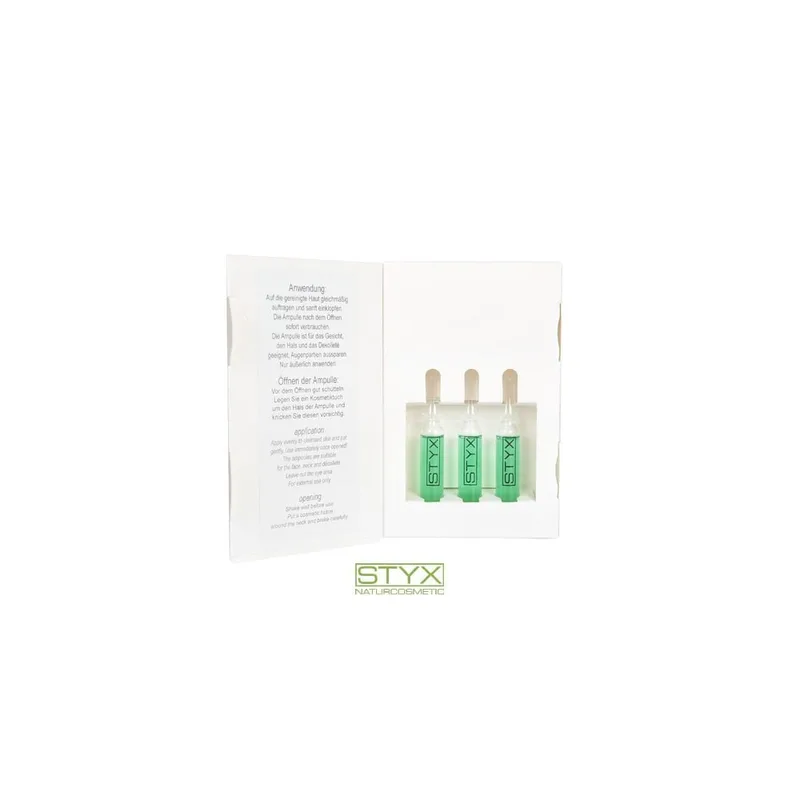 STYX Naturcosmetic Secret Age Beauty Ampoules for Pore Minimizing Ампули краси для звуження пор 3 шт×2 мл