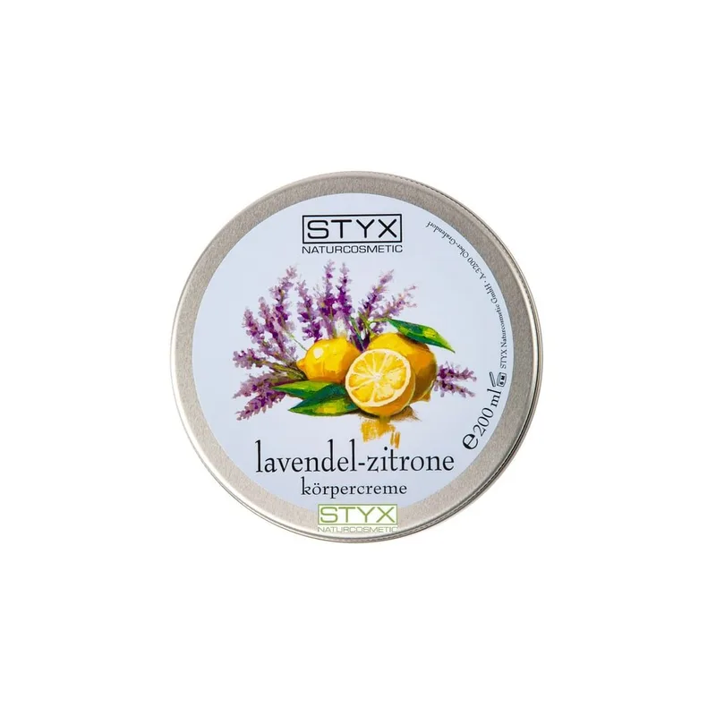 STYX Naturcosmetic Relaxing Body Cream with Lavender & Lemon Розслаблюючий крем для тіла з лавандою та лимоном 200 мл