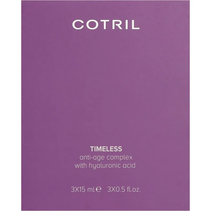 Cotril Timeless Complex Антивіковий комплекс для волосся з гіалуроновою кислотою 3 х 15 мл