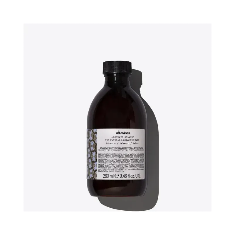 Davines ALCHEMIC Shampoo Шампунь з прямими пігментами для підсилення кольору волосся тютюновий 280 мл