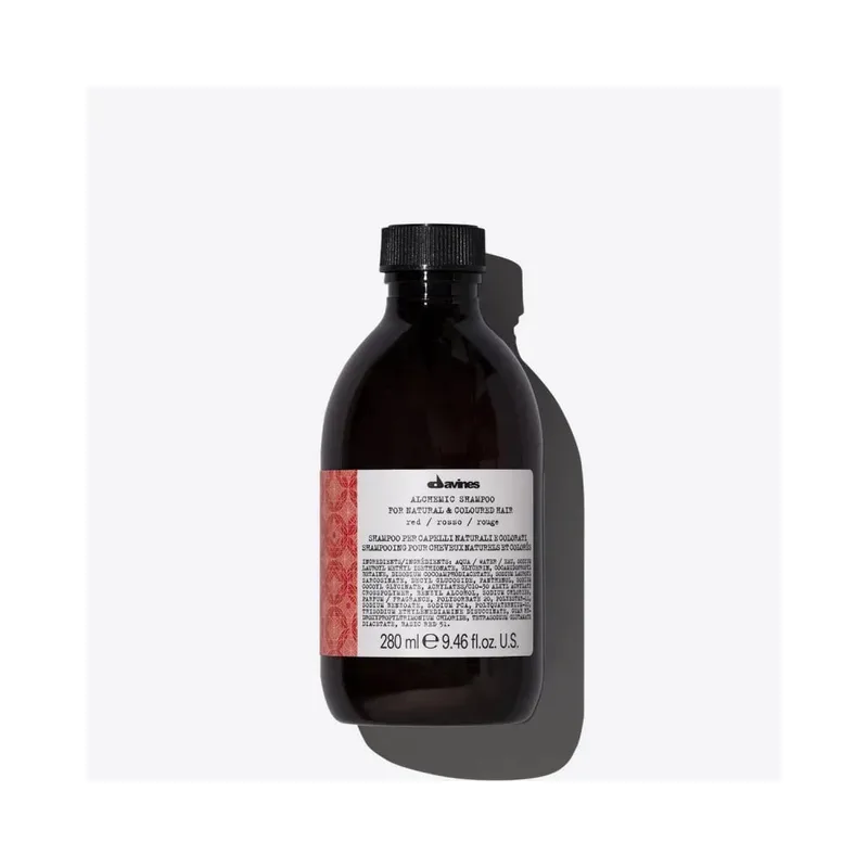 Davines ALCHEMIC Shampoo Шампунь з прямими пігментами для підсилення кольору волосся червоний 280 мл