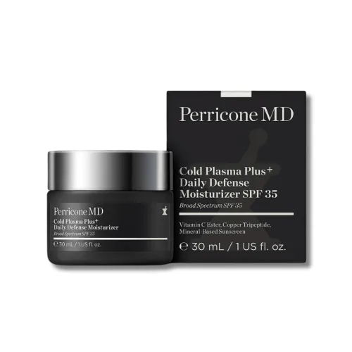 Зволожуючий сонцезахисний крем для обличчя - Perricone MD Cold Plasma Plus+ Daily Defense Moisturizer SPF35 50ml