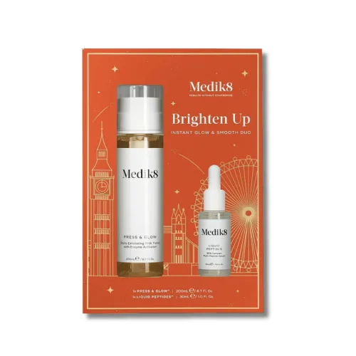 Лімітований новорічний набір - Medik8 Brighten Up Instant Glow and Smooth Duo Kit 50ml