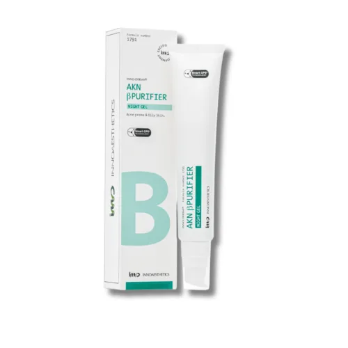 Нічний гель для терапії акне - Innoaesthetics AKN Purifier 24h Night Gel