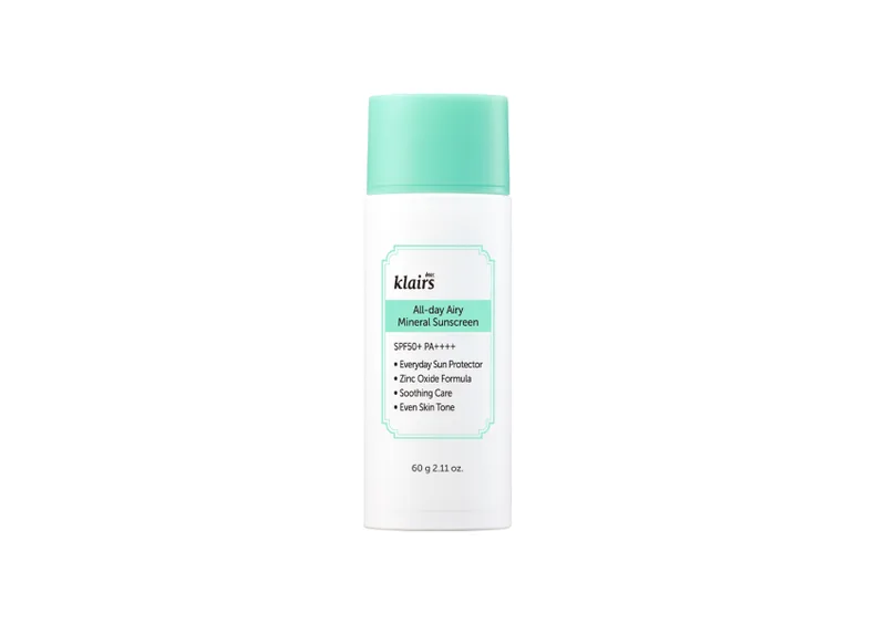 Dear, Klairs All-day Airy Mineral Sunscreen