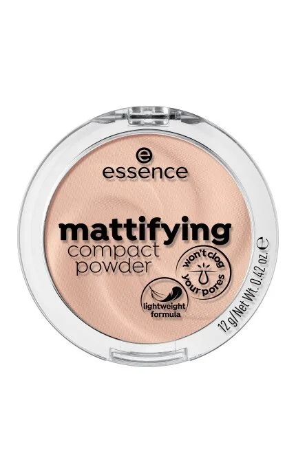 Компактна пудра для обличчя Essence Mattifying 11 Pastel Beige 12 г