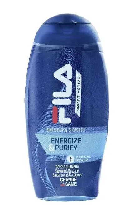 Парфумований шампунь-гель для душу Fila Sport Active Energize & Purify унісекс 250 мл