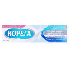 Крем Corega для фіксації зубних протезів Екстра сильний без смаку 70 г
