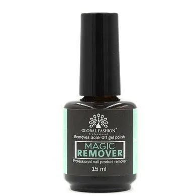 Засіб для зняття гель-лаку Global Fashion Magic Remover 15 мл (2100994246151)