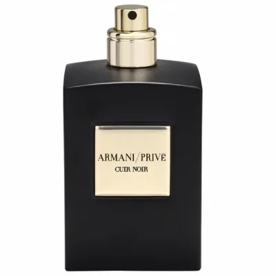 Armani Prive Cuir Noir