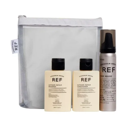Набір мініатюр для відновлення волосся REF Travel Mesh Bag Ultimate Repair